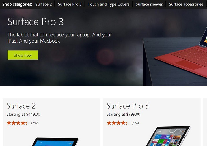 surface pro 2 end of sales