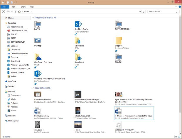 windows 10 file explorer