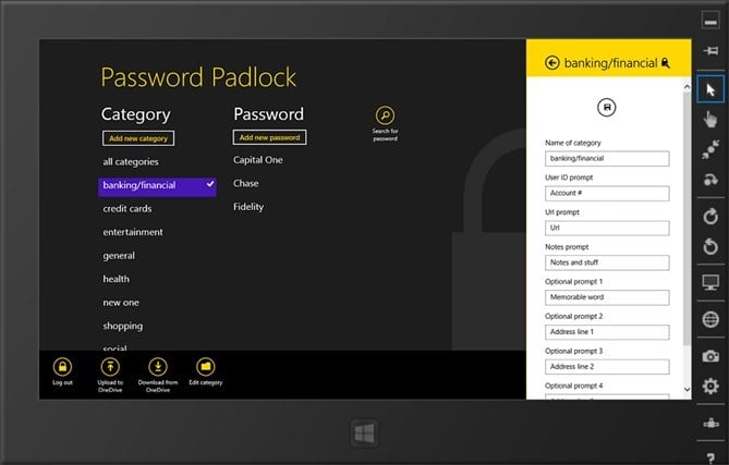Password Padlock wind8apps