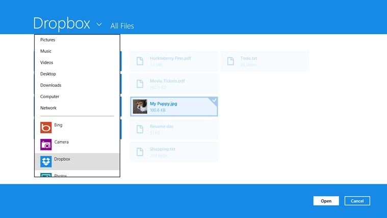 Dropbox Update For Windows Brings Improved PDF Reader And File Picker wind8apps