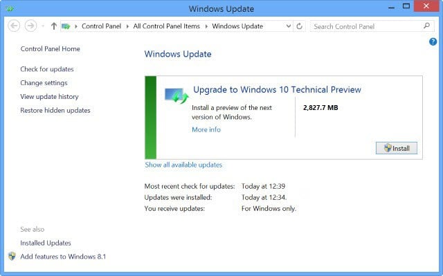 Fix windows update gets 0x80070057 error code