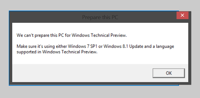 Windows 10 preparation tool
