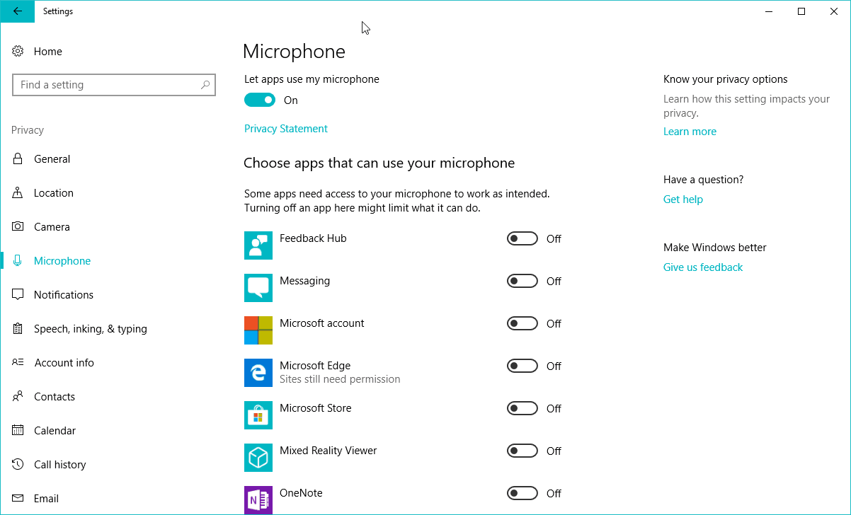 Windows 10 microphone not working Realtek