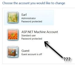 Asp net machine account что это windows 10