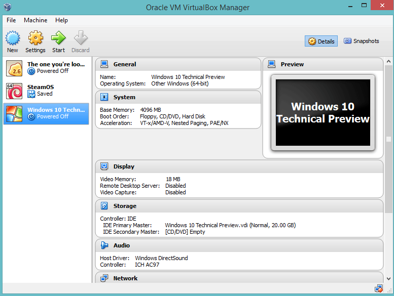 How to fix VirtualBox video driver in Windows 10 build 10041
