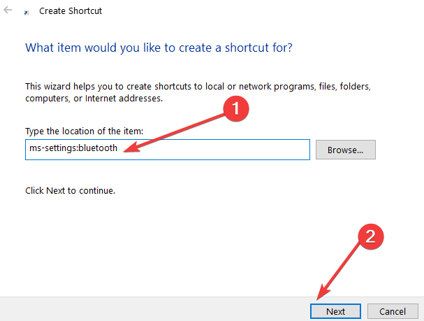 create settings page shortcut windows 10