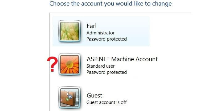 fix ASP.NET MACHINE ACCOUNT windows 10
