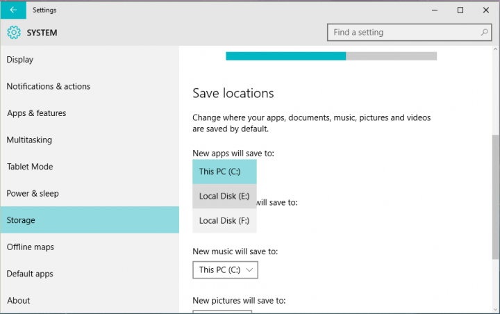 How To Move Universal Apps To Another Disk Partition In Windows 10 wind8apps