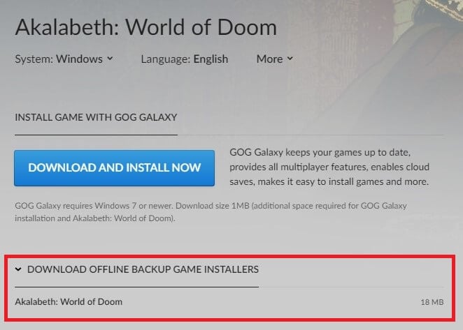 how to install gog games on windows 10 without the galaxy launcher