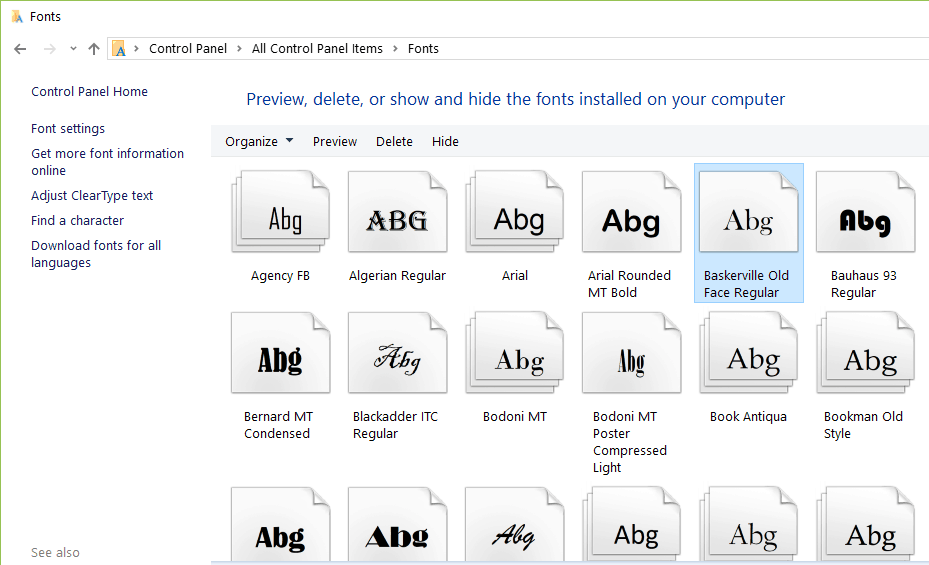 windows 10 and quarkxpress 8 font issues