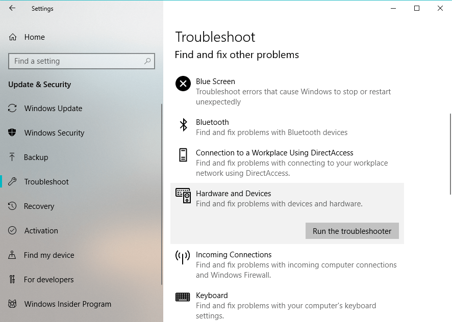 windows 10 touchpad delay