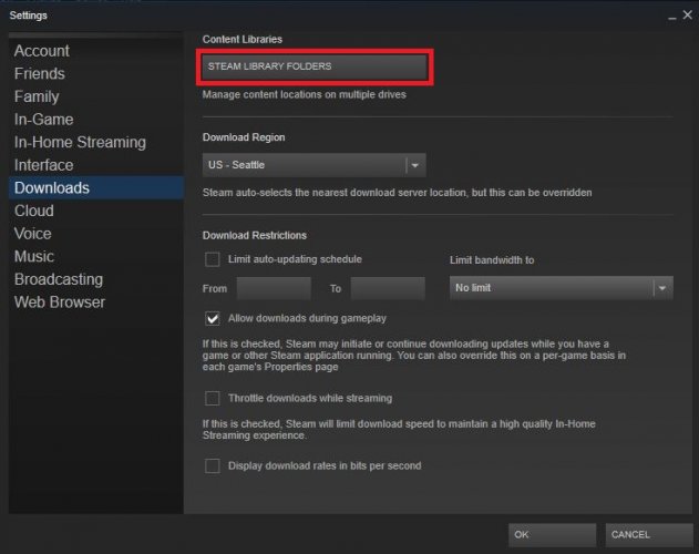 Steam games not working Windows 10 