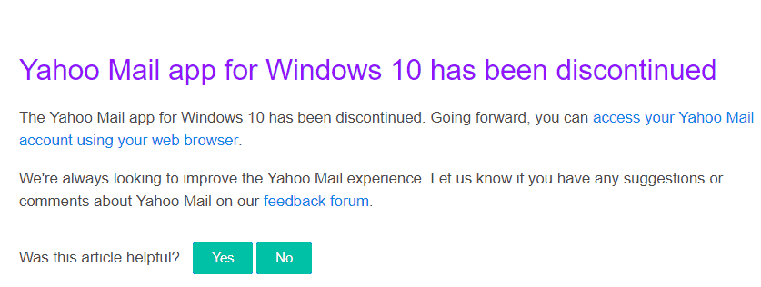 download yahoo mail app windows store