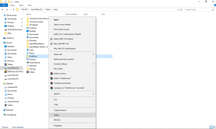 onedrive pictures upload problem windows 10