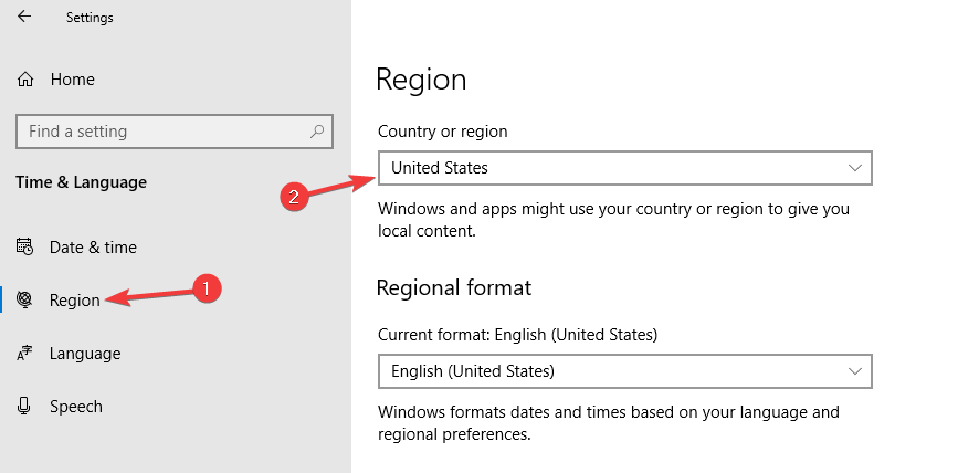 country or region 0x803f7003 Minecraft download error in Windows Store