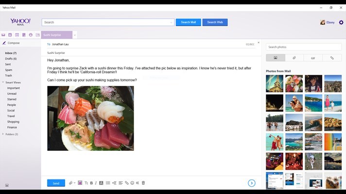 yahoo mail app for windows