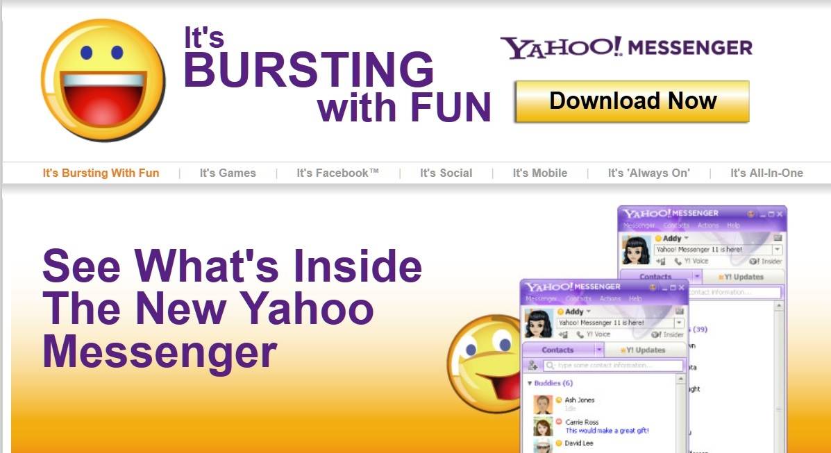 Yahoo messenger download latest version for windows 10
