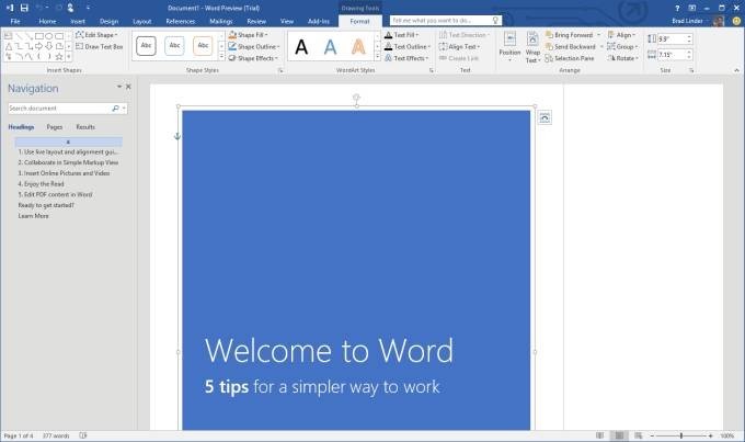 microsoft word fre download 2016