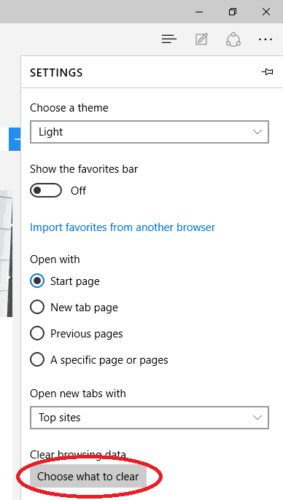 how to stop microsoft edge from opening previous pages