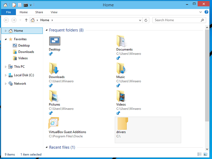 pin folders to home windows 10 1
