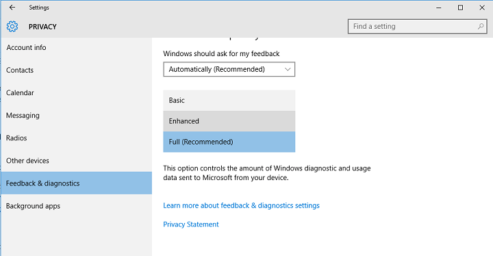 unable to sync settings windows 10