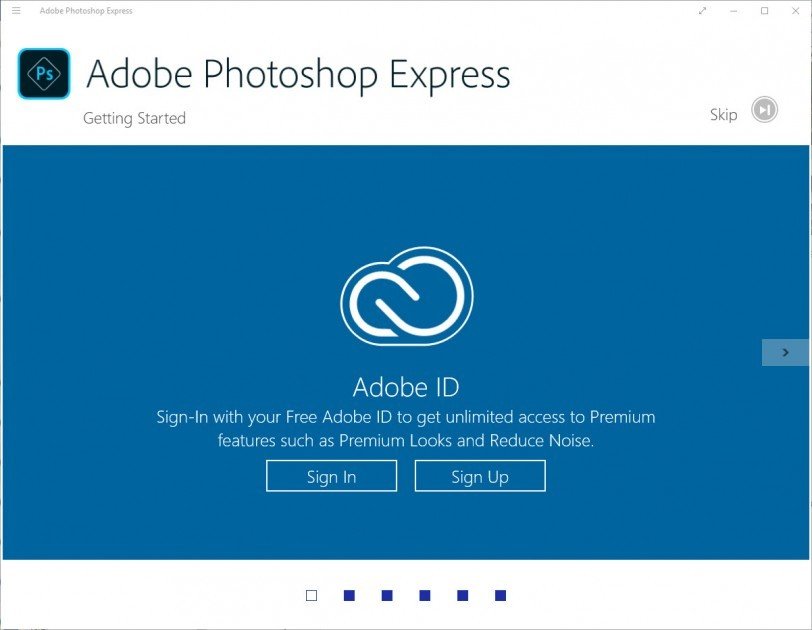 is adobe photoshop express for windows free