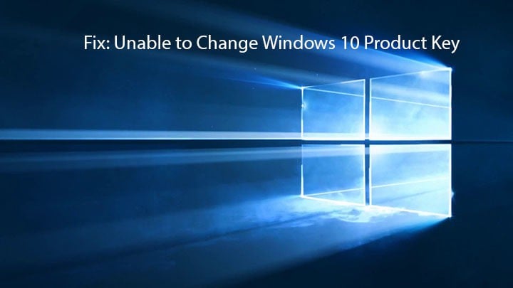 how to change windows 10 serial key