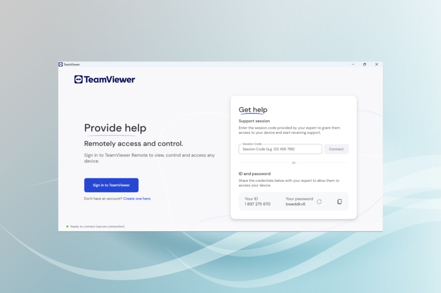 download and install teamviewer