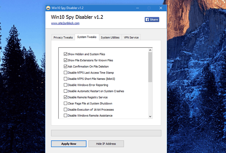 wind10 spy disabler windows 10