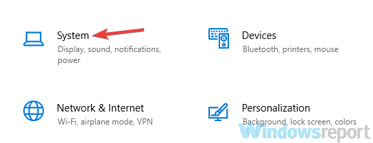 system settings app small taskbar icons