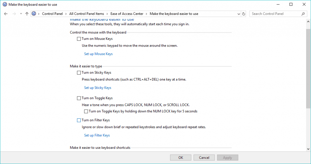 how to activate function keys in windows 10