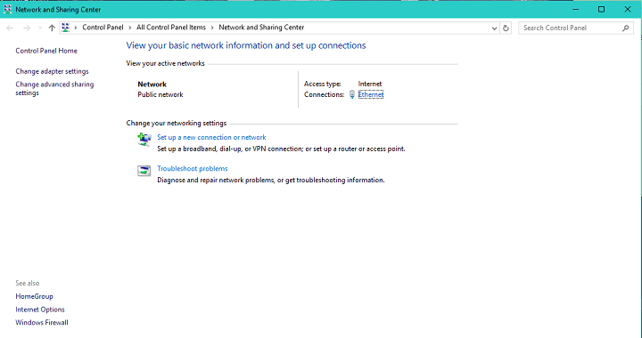 fix network settings windows 10