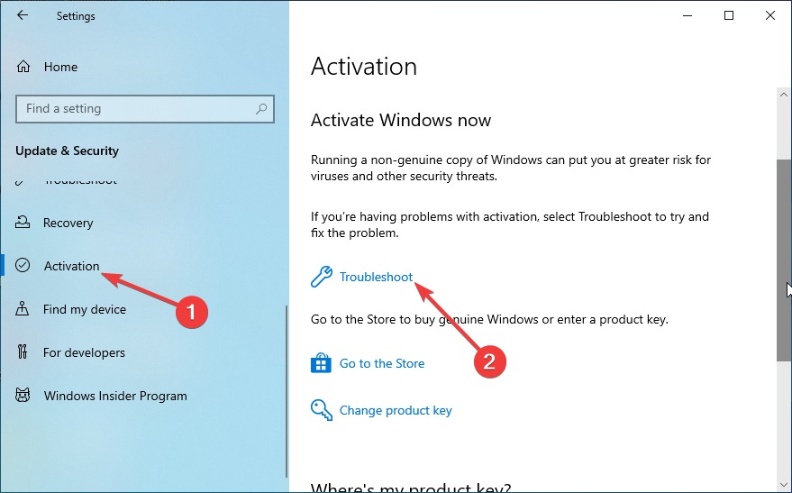 troubleshoot activate windows 10 after motherboard change