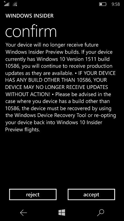 windows 10 mobile firmware update