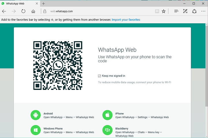 whatsapp web windows 10 download