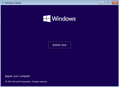 Install Windows 10 on a SSD