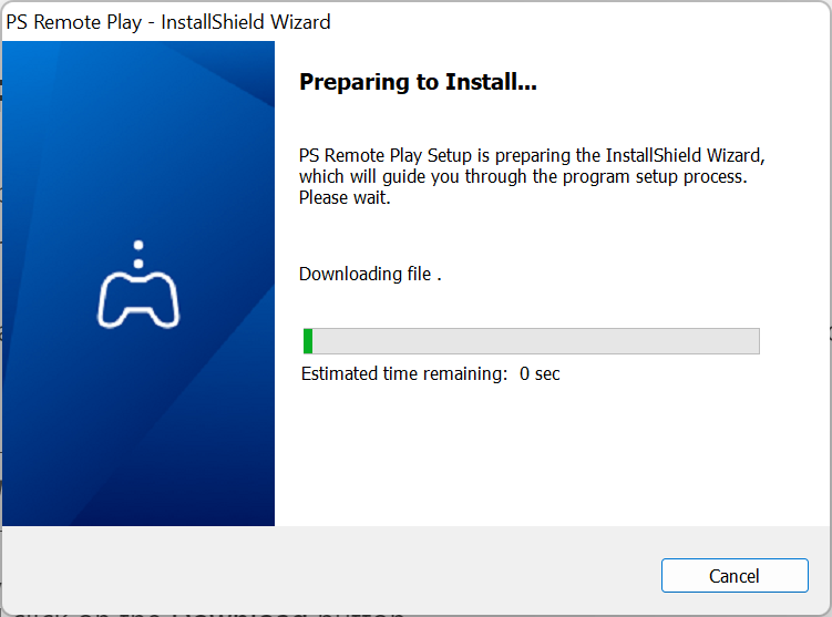 install to get ps4 remote play windows