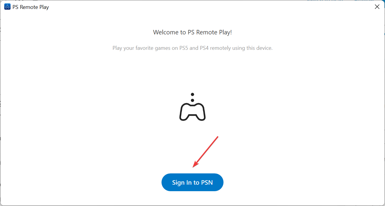sign in to PSN