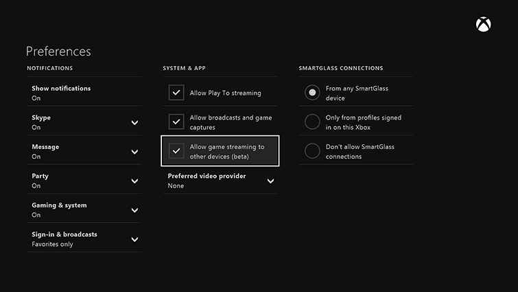 allow-streaming-xbox-one
