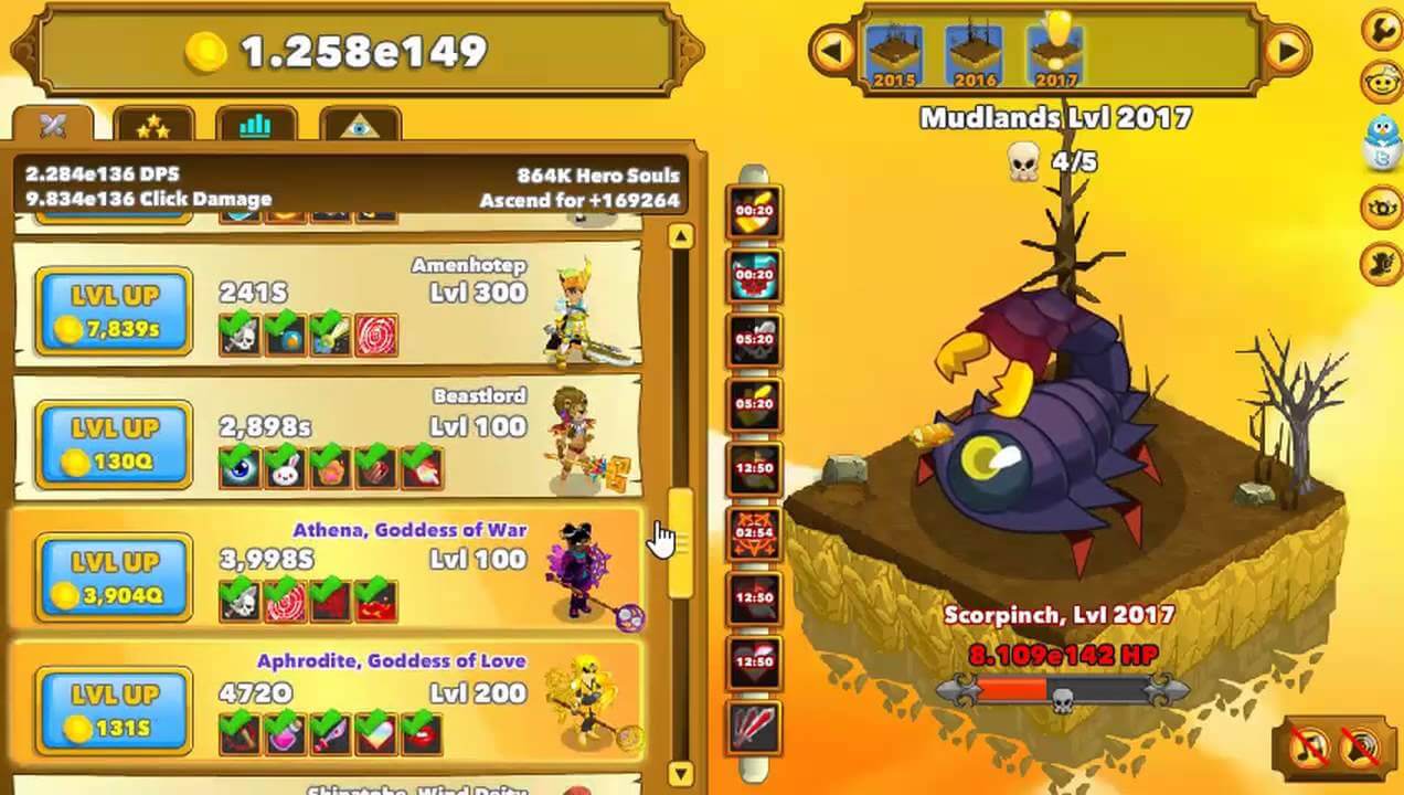 Clicker Heroes Unblocked - Chrome Extension