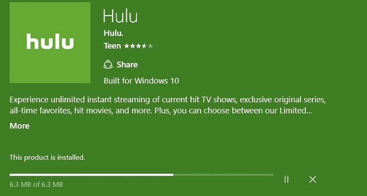 hulu app for windows 10 download