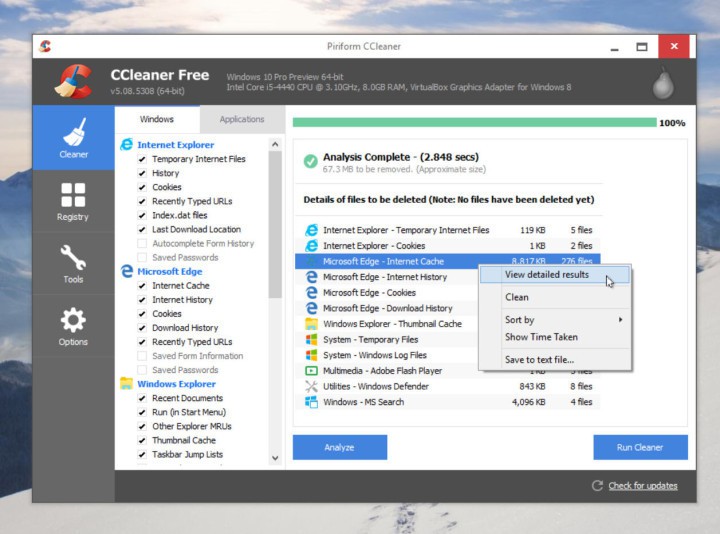 piriform ccleaner free download for win. 10