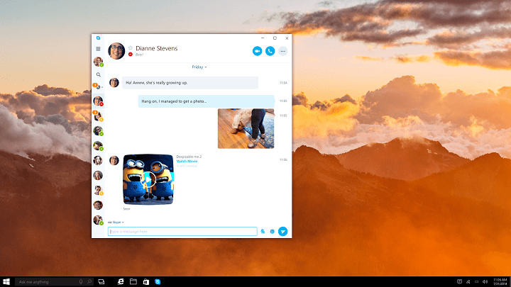skype uwp app windows 10