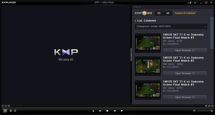 windows dvd player-kmplayer
