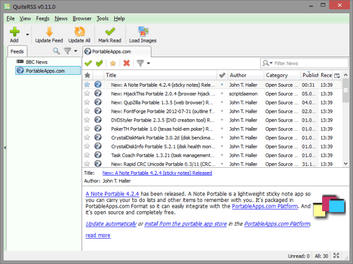 latest windows 7 free rss reader