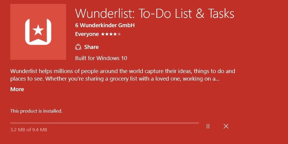 wunderlist app windows 10 update