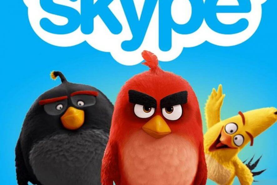 Angry Birds Skype emojis
