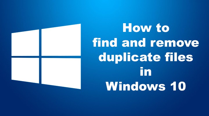 remove duplicate photos windows 10