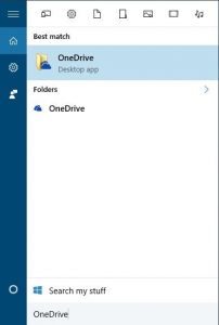 how to sign out of onedrive on windows 10