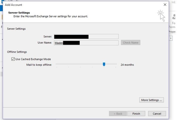 change outlook ost file location